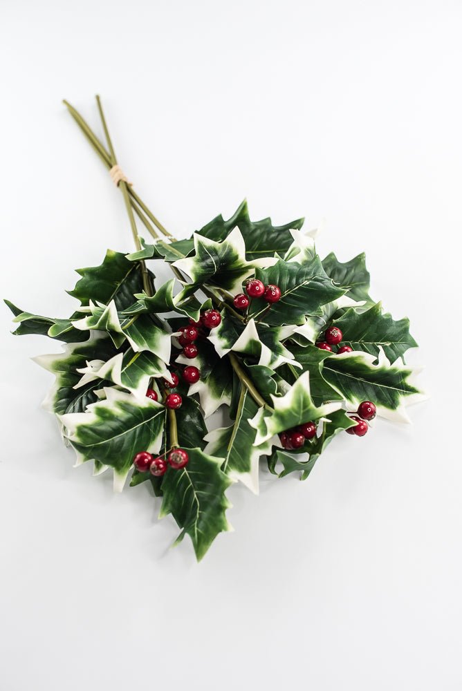 Artificial holly and red berries bundle - Greenery MarketgreeneryXF635 - VAR
