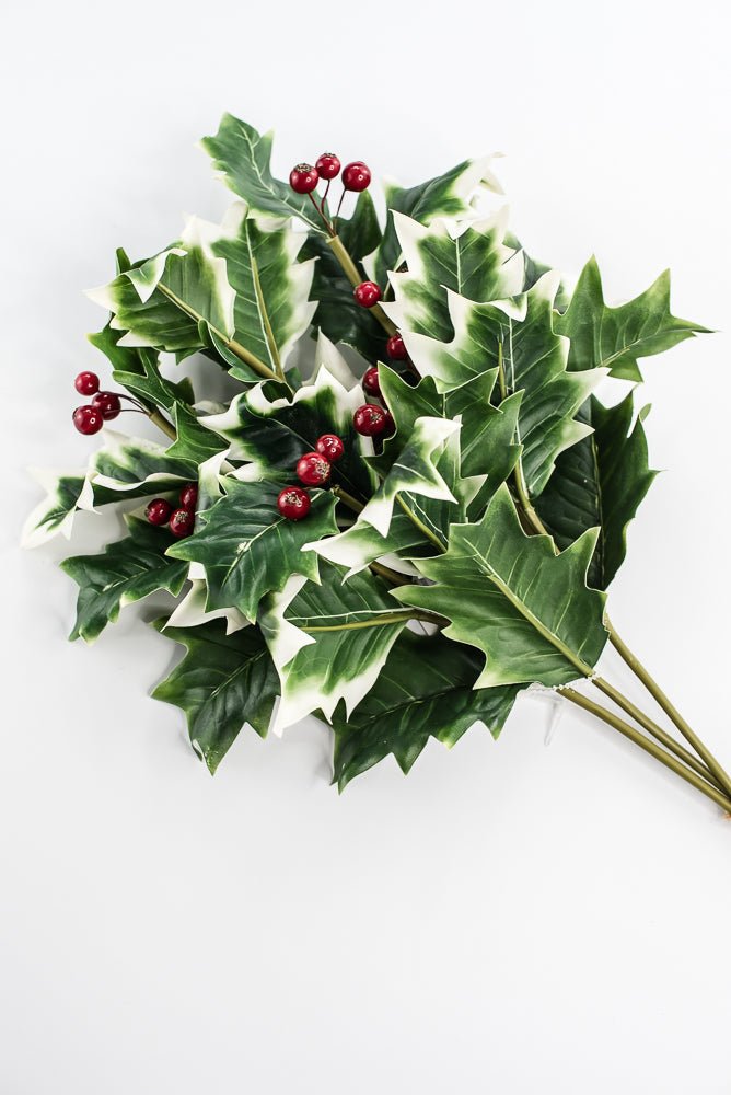 Artificial holly and red berries bundle - Greenery MarketgreeneryXF635 - VAR