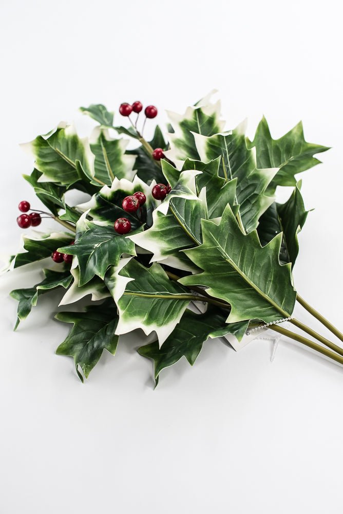 Artificial holly and red berries bundle - Greenery MarketgreeneryXF635 - VAR