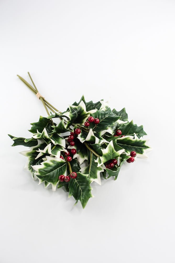 Artificial holly and red berries bundle - Greenery MarketgreeneryXF635 - VAR
