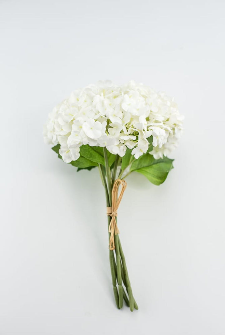 Artificial Hydrangea Flower Bundle - white - Greenery Market5614 - W
