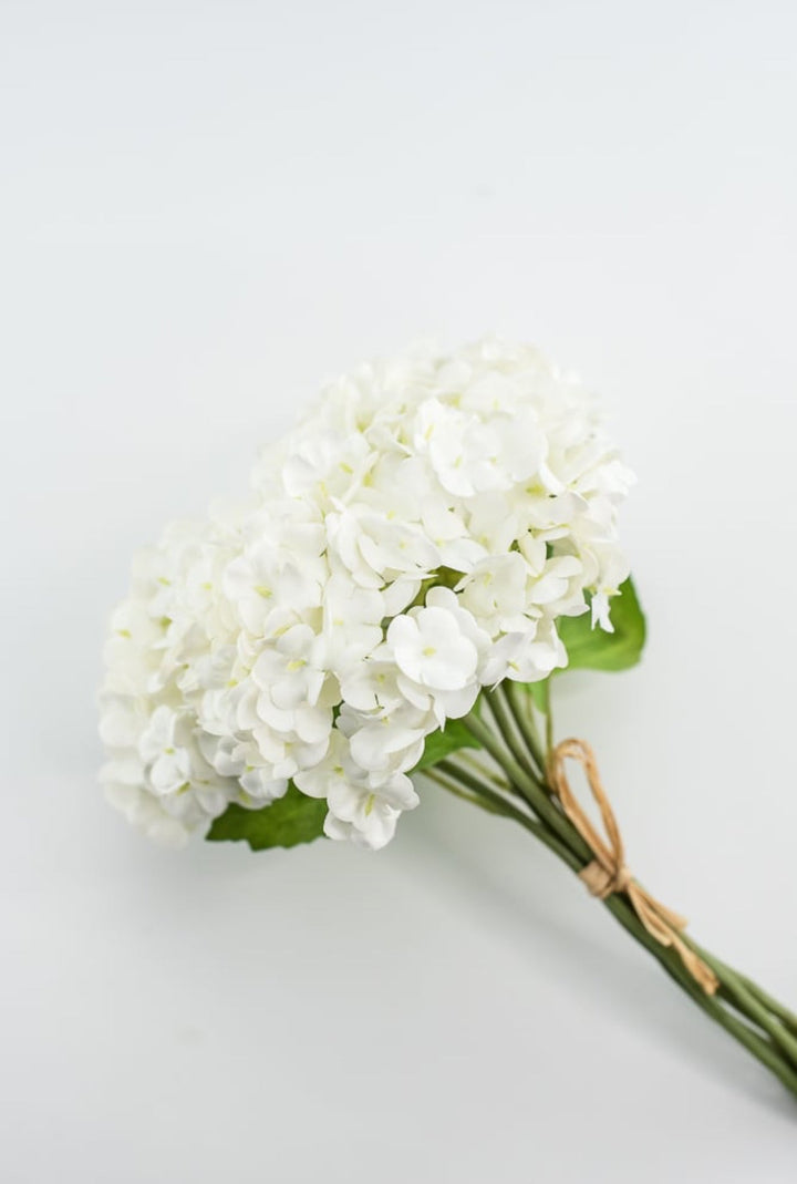 Artificial Hydrangea Flower Bundle - white - Greenery Market5614 - W