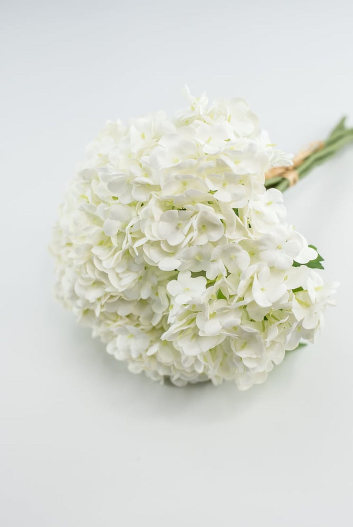 Artificial Hydrangea Flower Bundle - white - Greenery Market5614 - W
