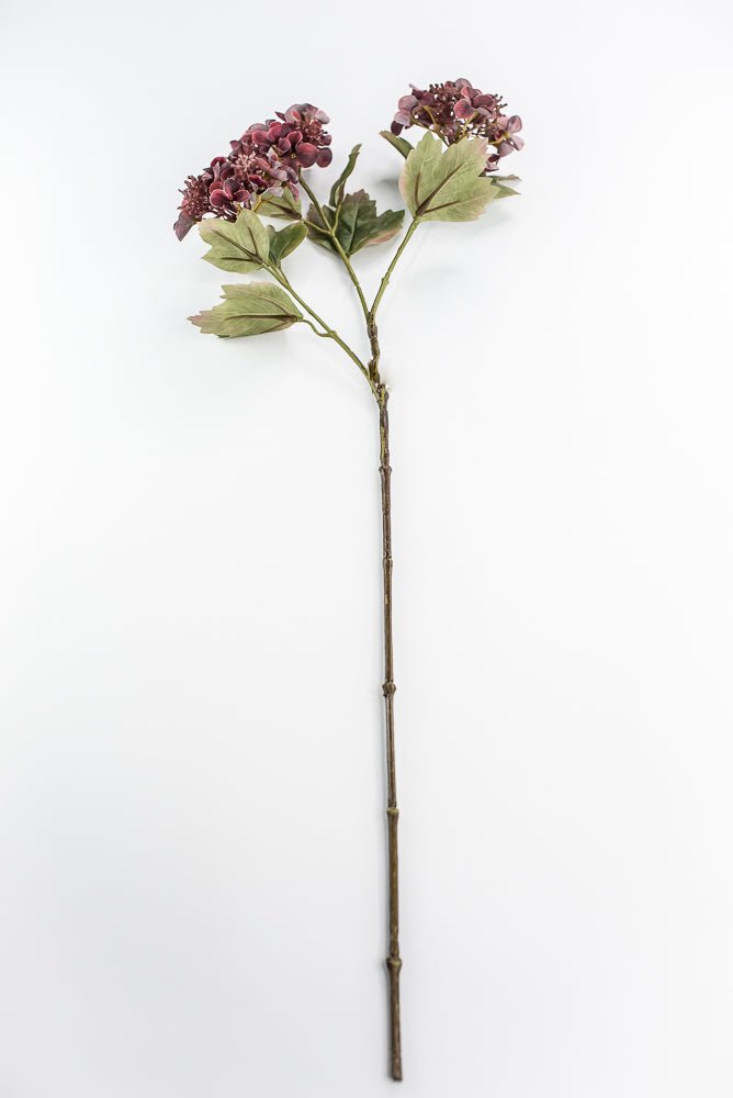 Artificial Hydrangeas Spray - Mauve Wine - Greenery Market6377 - MER