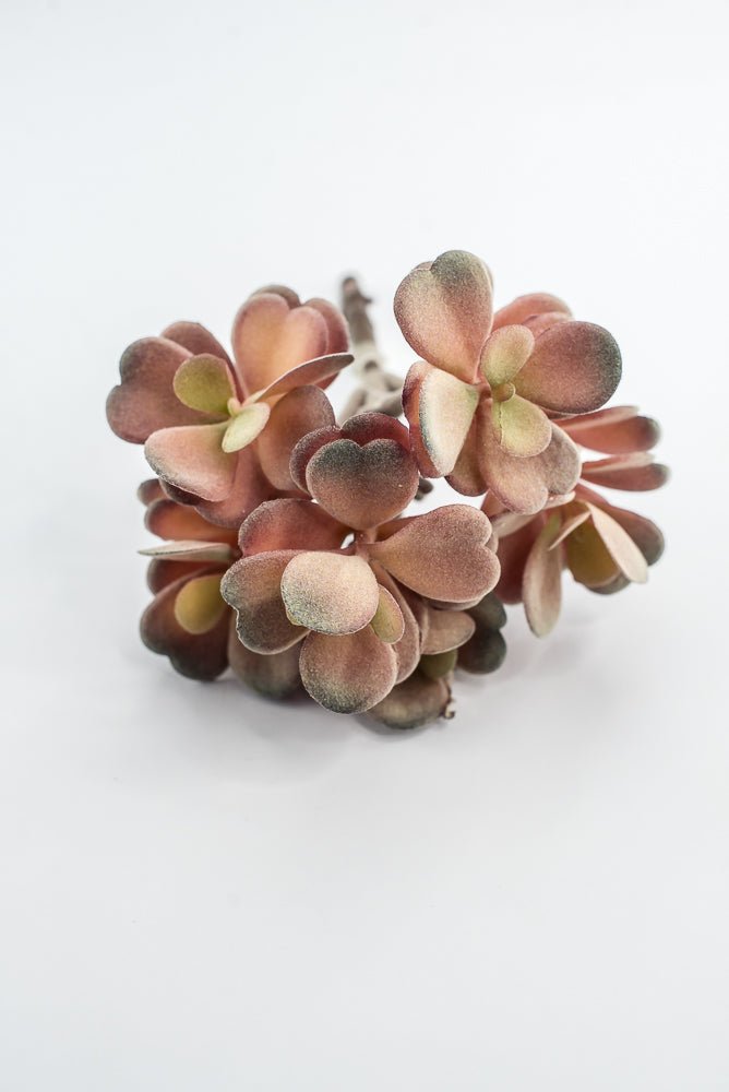 Artificial Jade Succulent Pick - Pink - Greenery MarketMTF24474 DERO