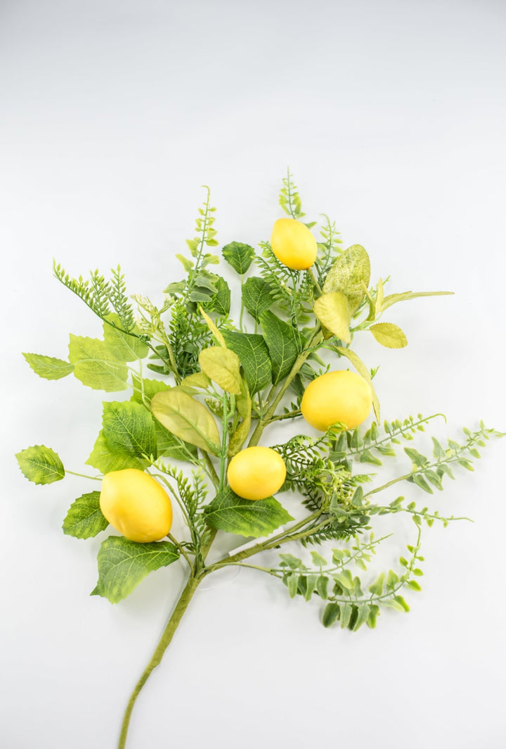 Artificial Lemon spray with mixed greenery 62218 - Greenery MarketArtificial Flora62218