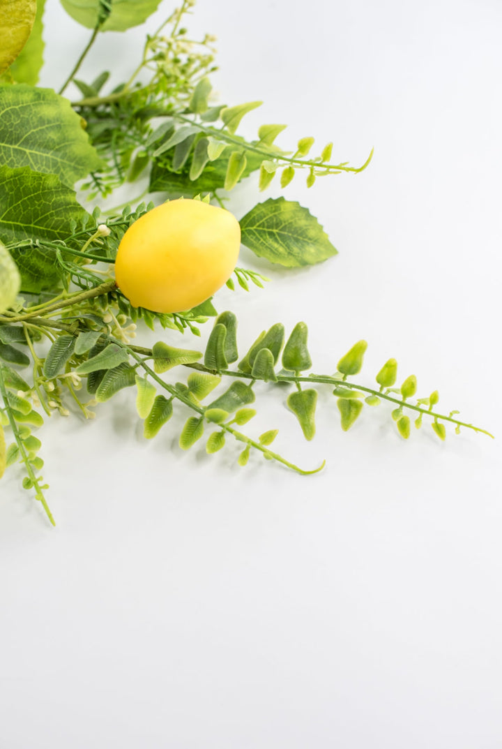 Artificial Lemon spray with mixed greenery 62218 - Greenery MarketArtificial Flora62218