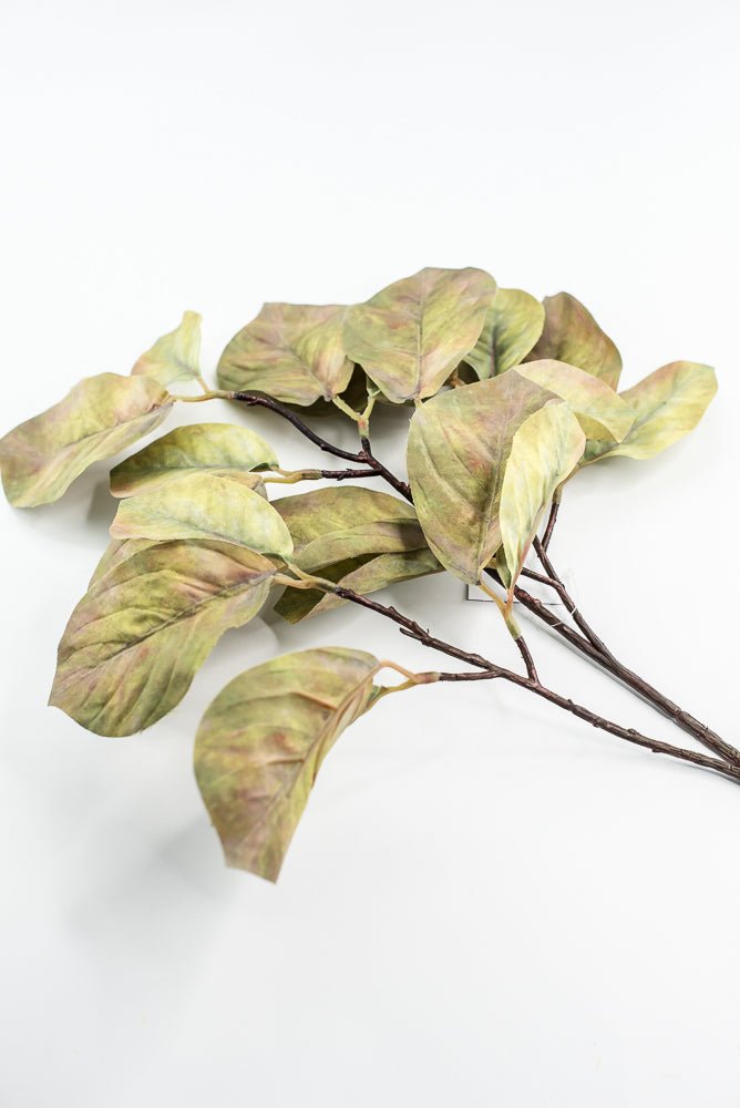 Artificial Magnolia Leaves Spray - green - Greenery MarketArtificial Flora85320 - GN