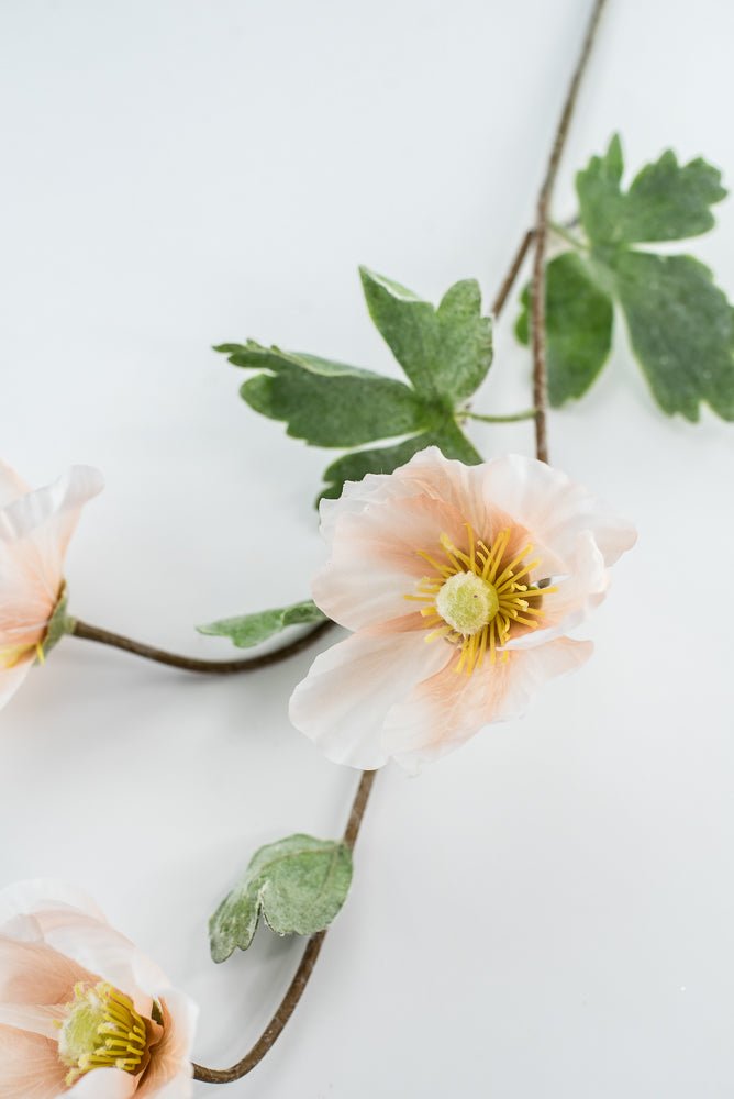 Artificial, peach, poppy spray - Greenery Marketartificial flowers2270027LC