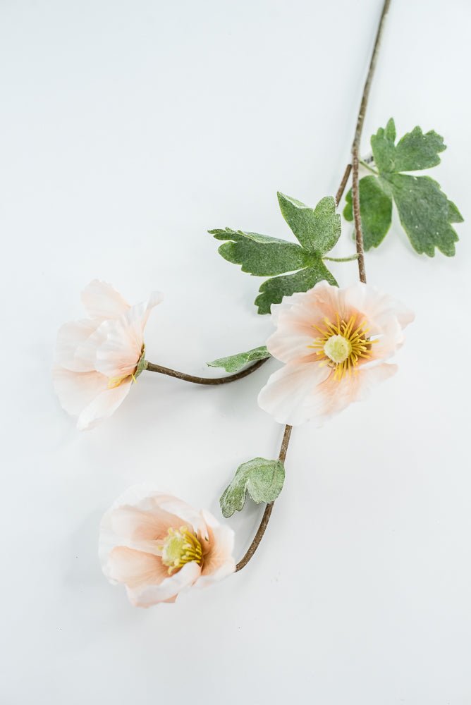 Artificial, peach, poppy spray - Greenery Marketartificial flowers2270027LC