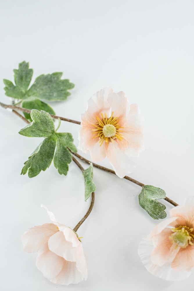 Artificial, peach, poppy spray - Greenery Marketartificial flowers2270027LC