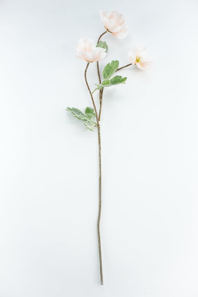 Artificial, peach, poppy spray - Greenery Marketartificial flowers2270027LC