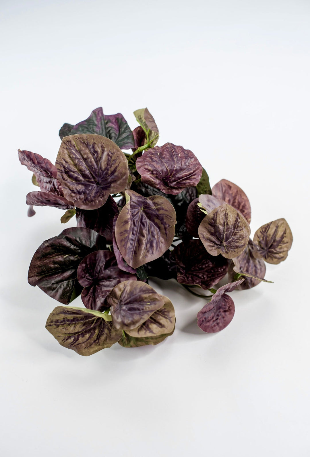 Artificial peperomia caperata bush - natural touch - Greenery MarketgreeneryMTF22886 BURG