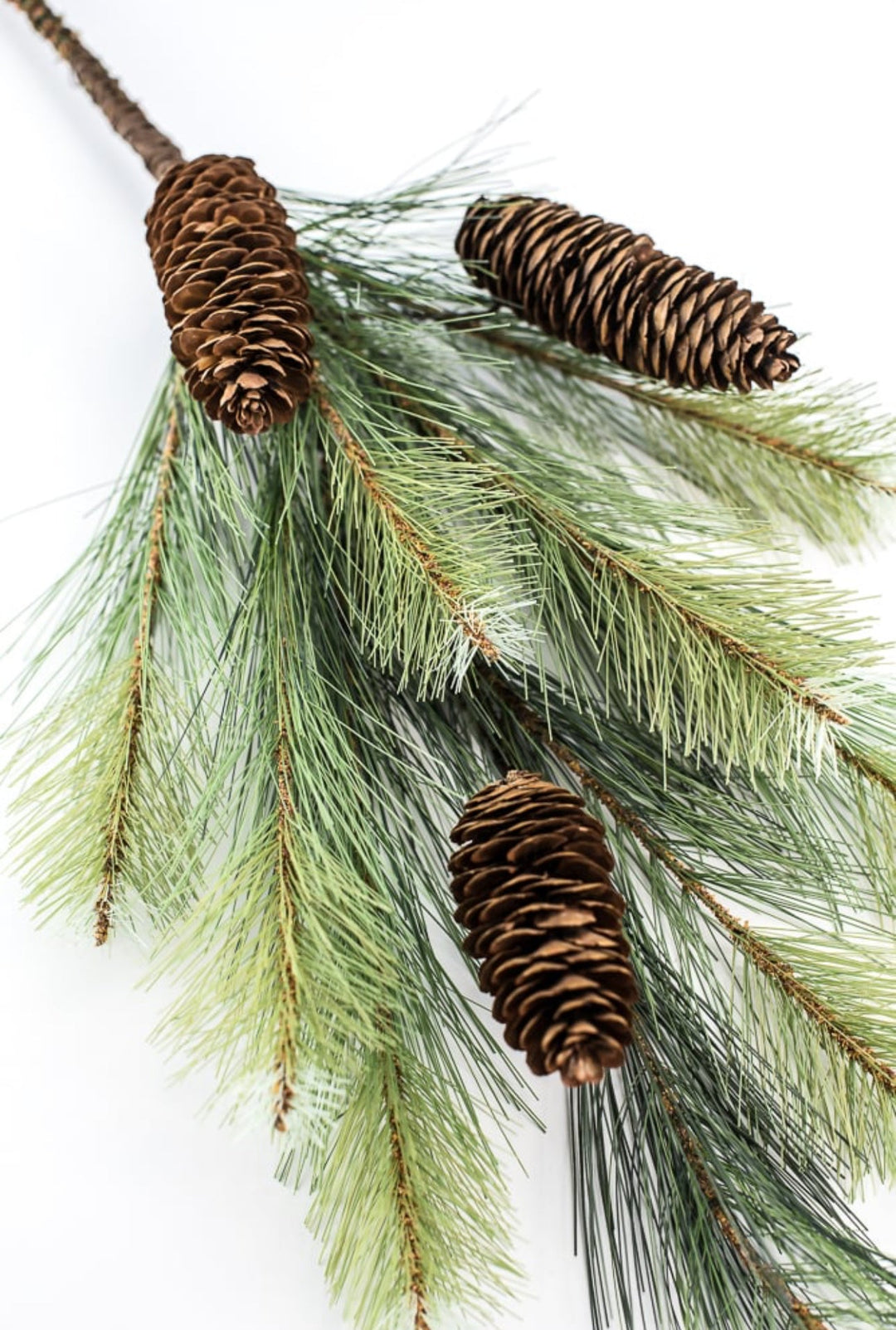 Artificial Pine and cone spray - Greenery MarketWinter and Christmas27224