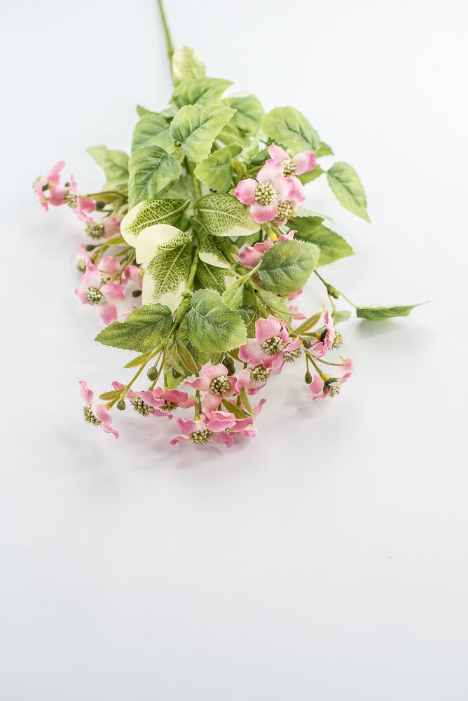 Artificial pink dogwood bundle - Greenery Marketartificial flowersMTF24586 PINK