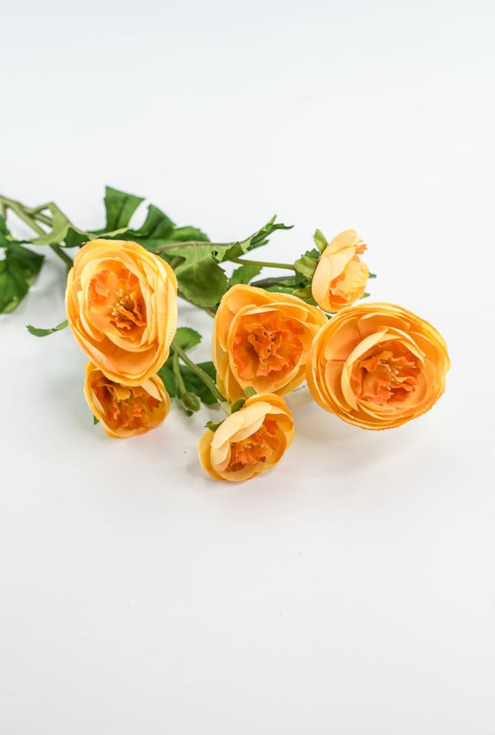 Artificial Ranunculus Spray - yellow - Greenery Marketartificial flowers5620 - Y