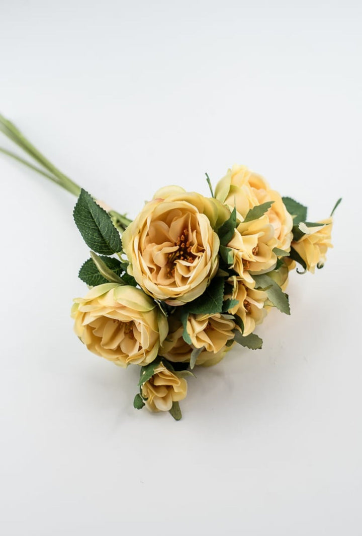 Artificial Roses bundle - yellow - Greenery Marketartificial flowers27576