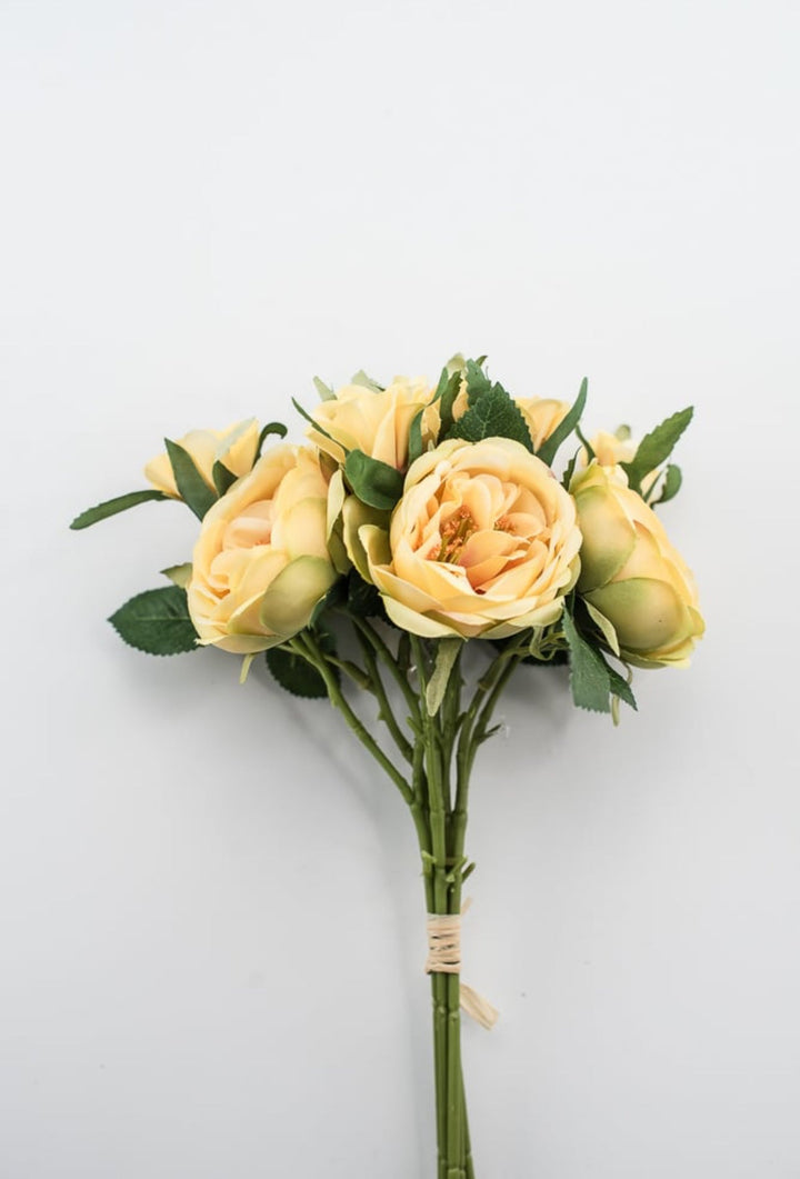 Artificial Roses bundle - yellow - Greenery Marketartificial flowers27576