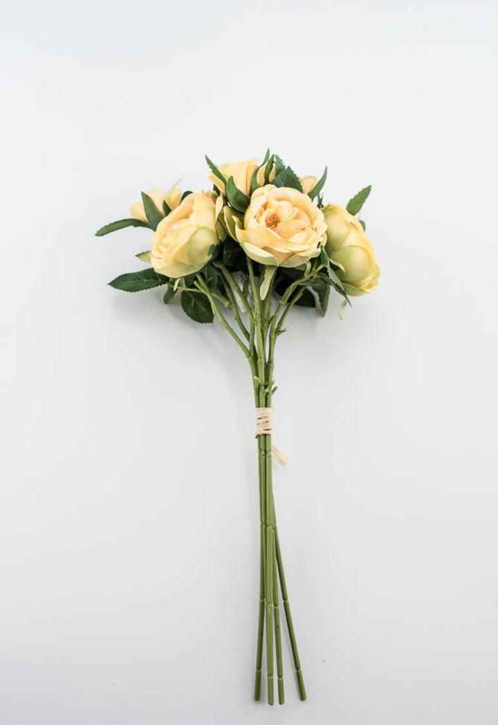 Artificial Roses bundle - yellow - Greenery Marketartificial flowers27576