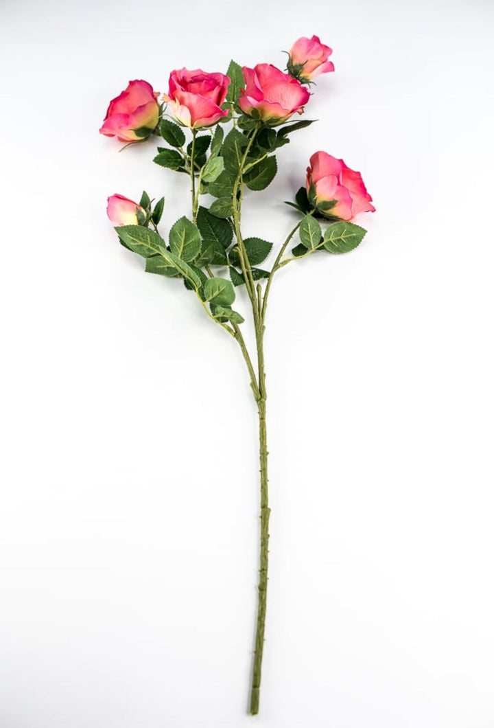 Artificial Roses spray - beauty pink - Greenery Marketartificial flowers27569