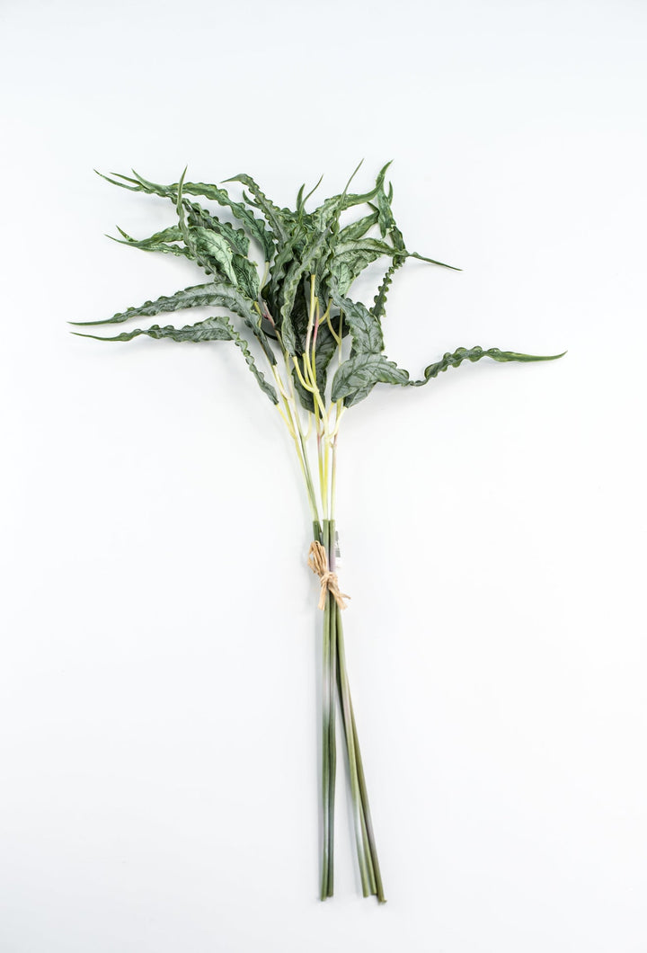 Artificial Ruffle Leaves Spray Bundle - Greenery MarketPBE181 - GR