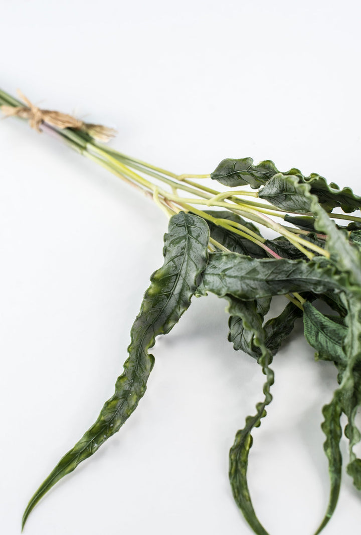 Artificial Ruffle Leaves Spray Bundle - Greenery MarketPBE181 - GR