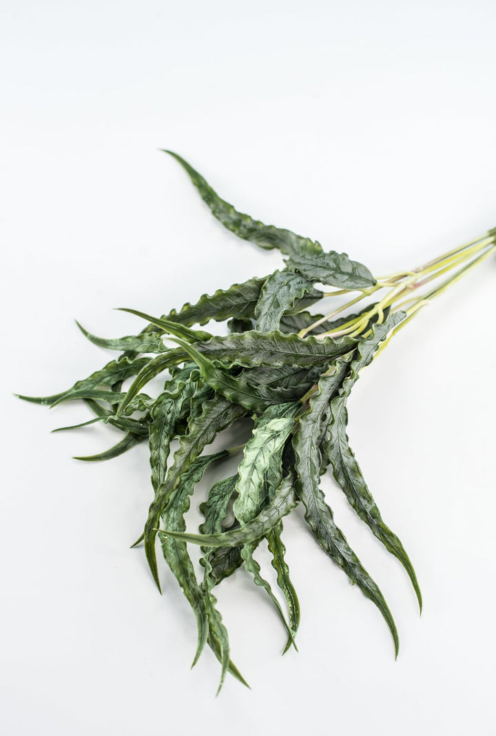 Artificial Ruffle Leaves Spray Bundle - Greenery MarketPBE181 - GR
