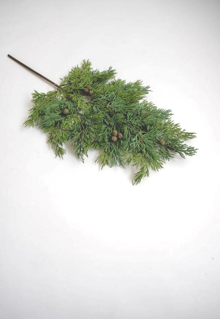Artificial Soft Cypress Spray with Cones - Greenery Marketgreenery27385