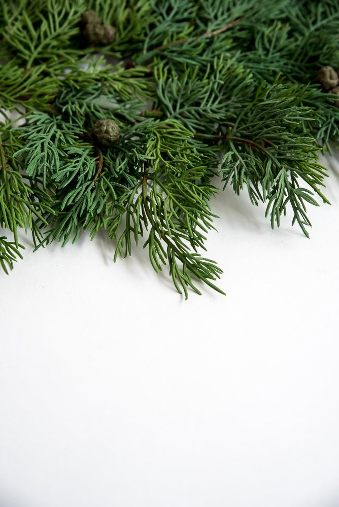 Artificial Soft Cypress Spray with Cones - Greenery Marketgreenery27385