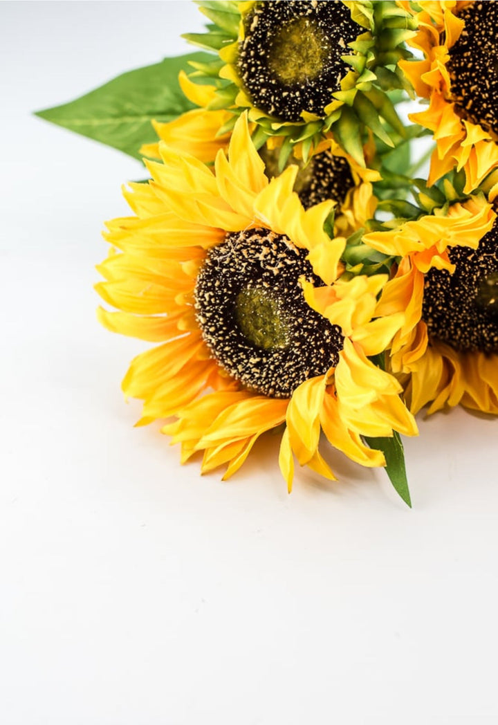 Artificial Sunflower flower bush - yellow - Greenery Marketartificial flowers12001
