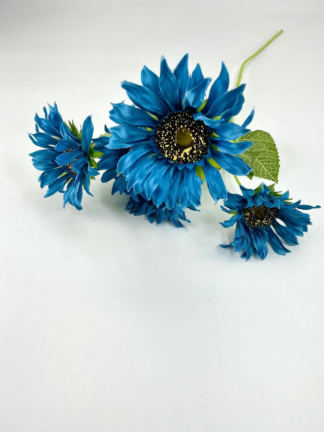 Artificial Sunflower flower spray - blue - Greenery Marketartificial flowers12405