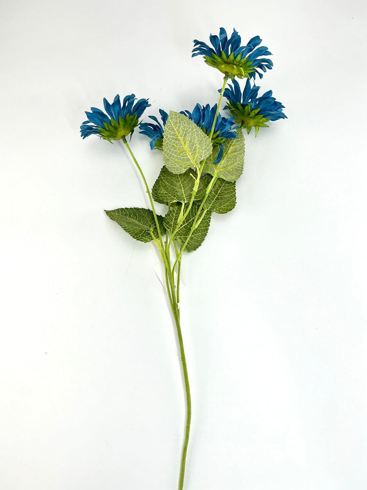 Artificial Sunflower flower spray - blue - Greenery Marketartificial flowers12405