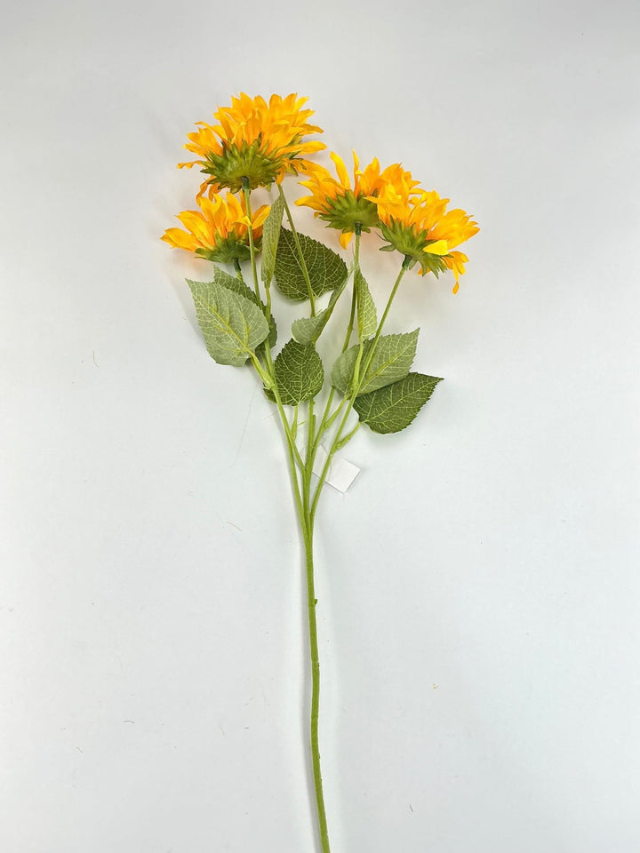 Artificial Sunflower flower spray - yellow - Greenery Marketartificial flowers12401