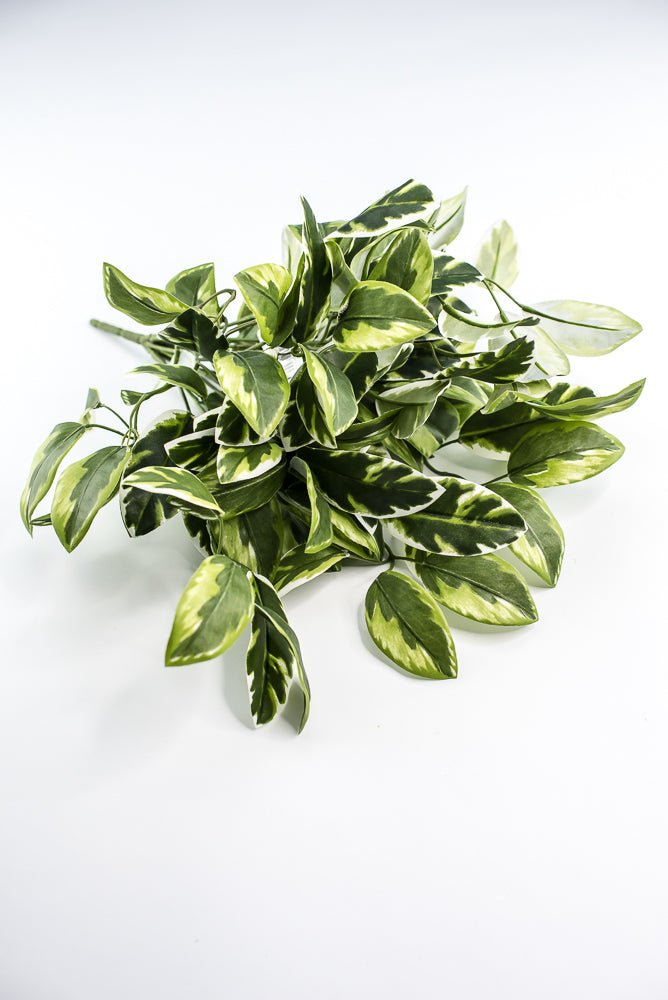 Artificial , Varigated, Euphorbia Leaves Bush - Greenery MarketPBE121 - GR/VG