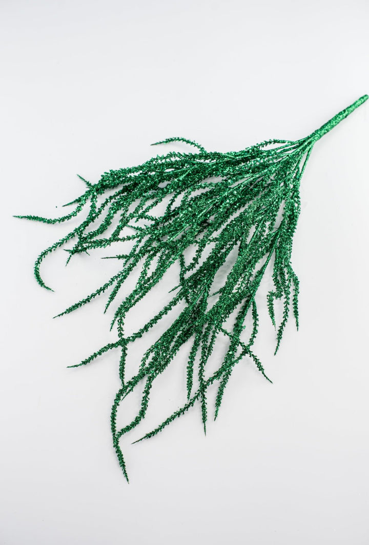 Artificial willow bush - glittered green - Greenery MarketArtificial Flora82841 - GN