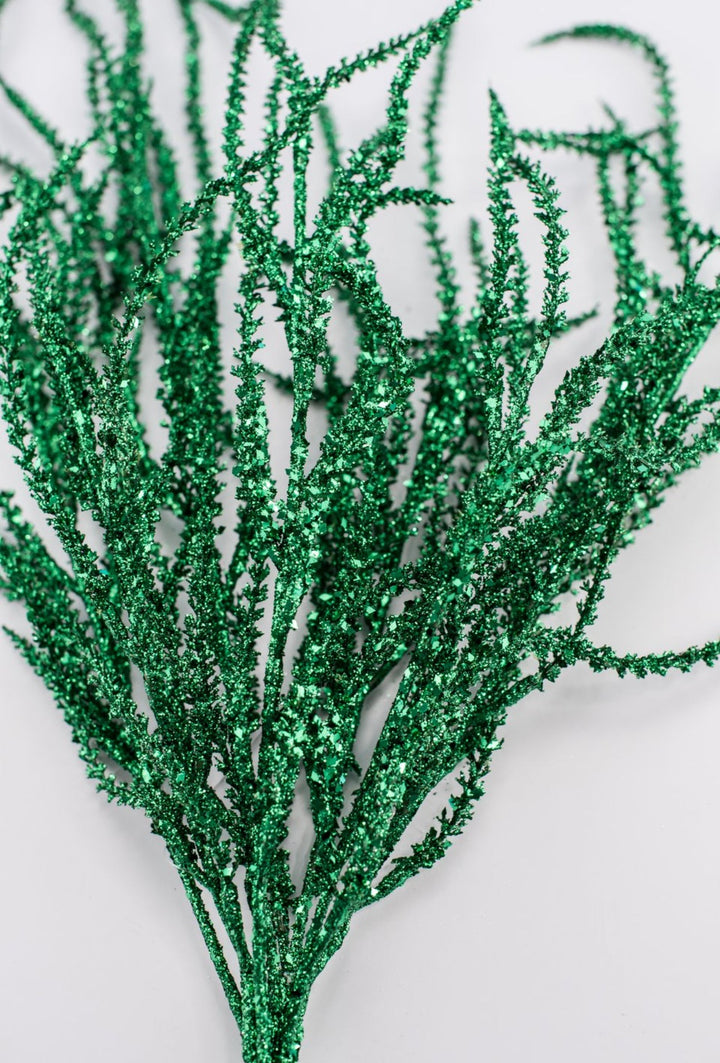 Artificial willow bush - glittered green - Greenery MarketArtificial Flora82841 - GN