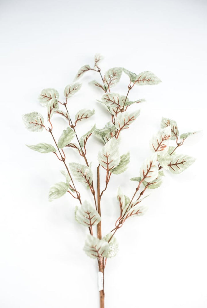 Aspen iced leaves spray - green - Greenery MarketMTX68982 GRN