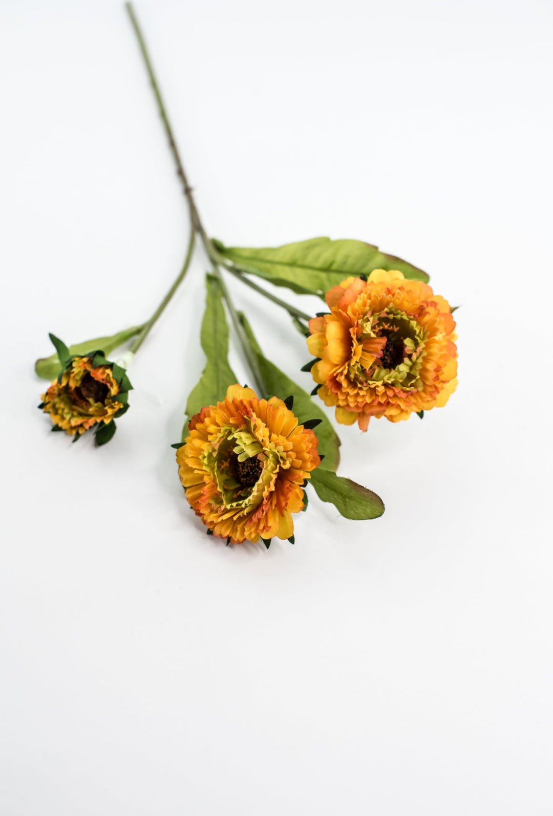 Aster flower spray - orange yellow - Greenery Marketartificial flowersMTF20487 ORYE