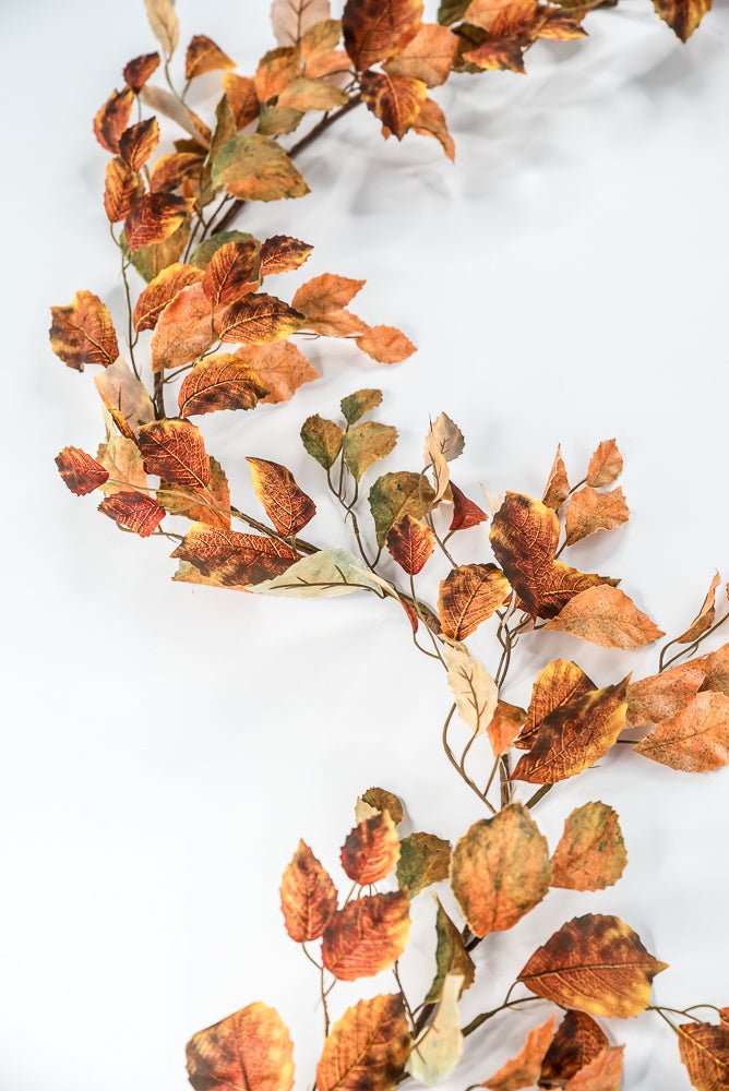 Autumn Beech Leaves Garland - 5’ - Greenery Market65187 - OR