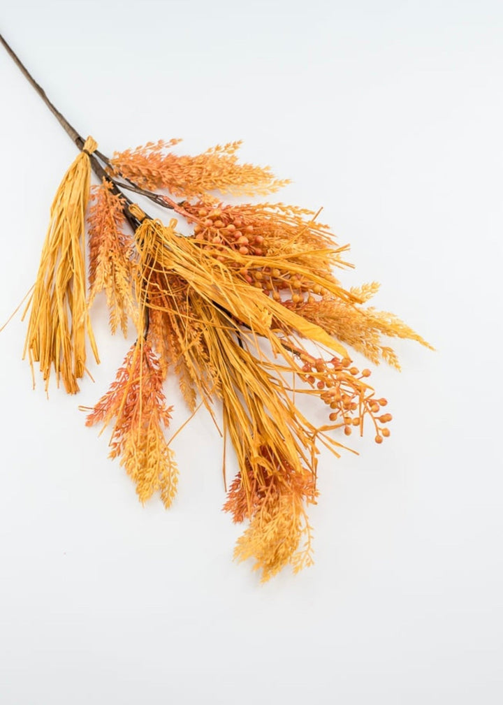 Autumn berries and wheat mixed spray - Greenery Market83796