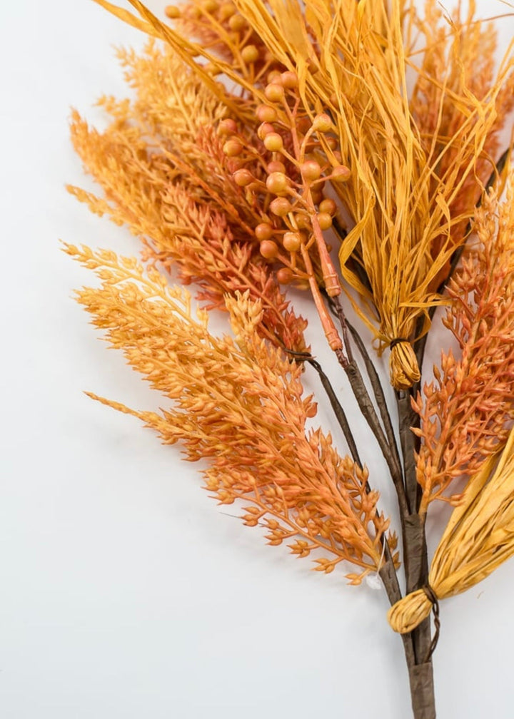 Autumn berries and wheat mixed spray - Greenery Market83796