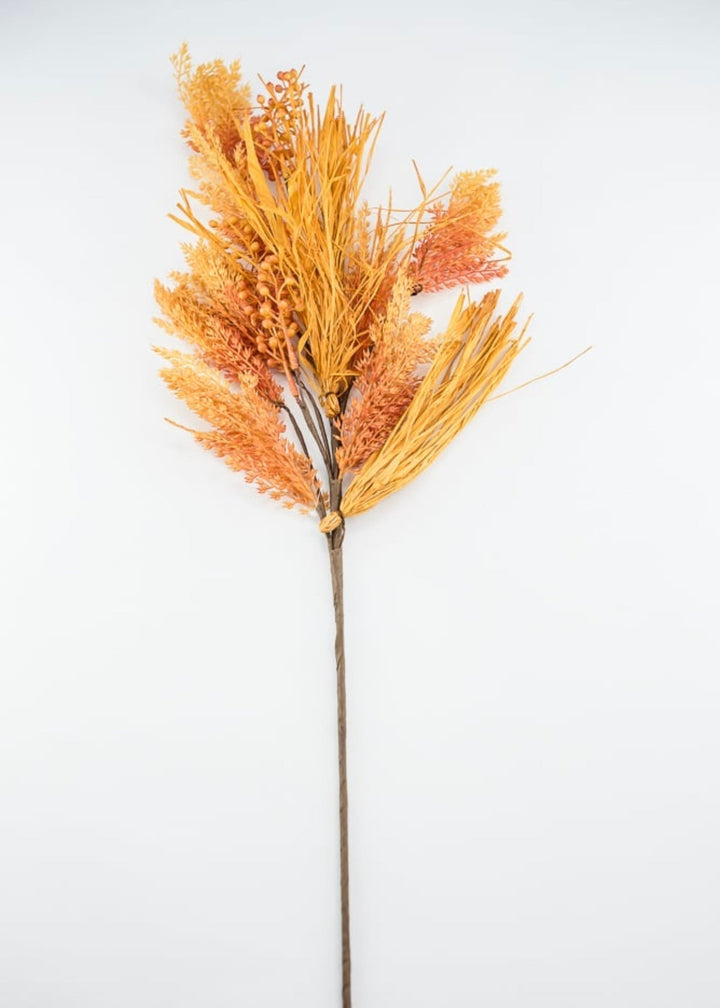 Autumn berries and wheat mixed spray - Greenery Market83796