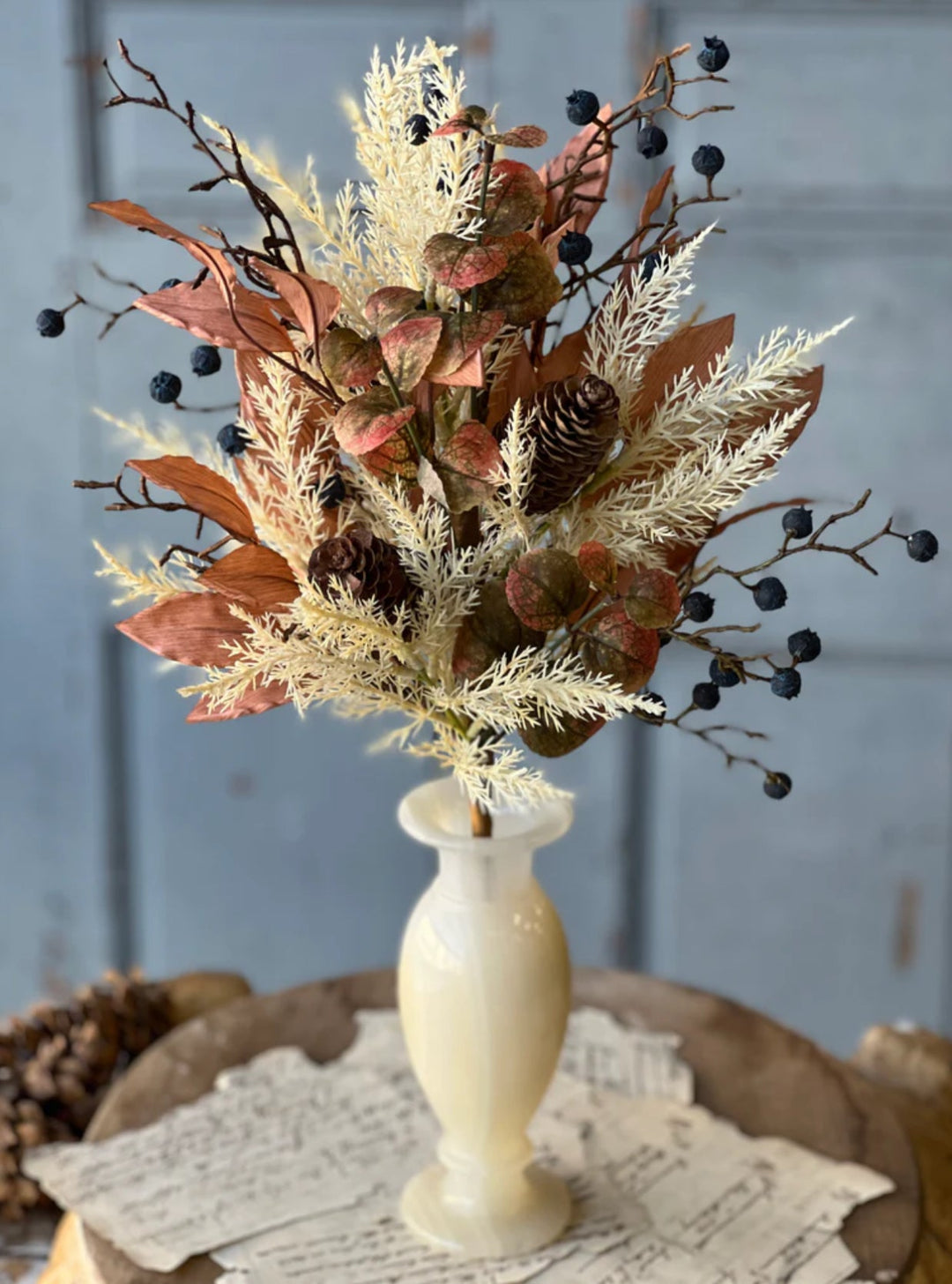 Autumn mixed greenery bundle with cones - Greenery MarketgreeneryXVP4493