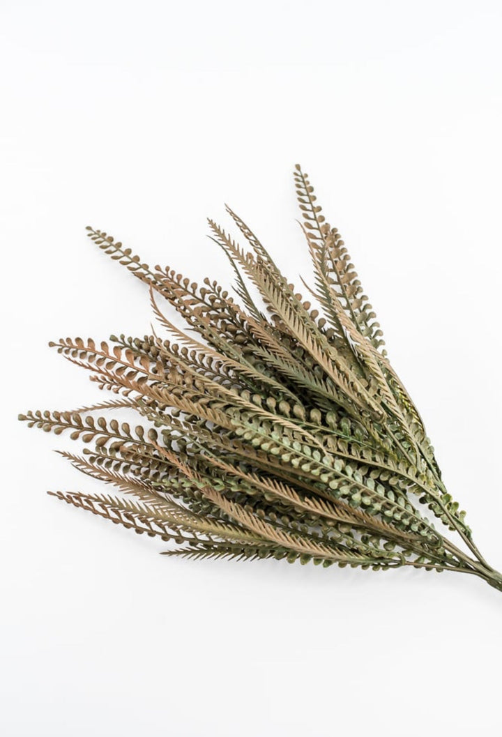 Autumn Plastic Bead Grass Bush - Greenery Market57355SAGE