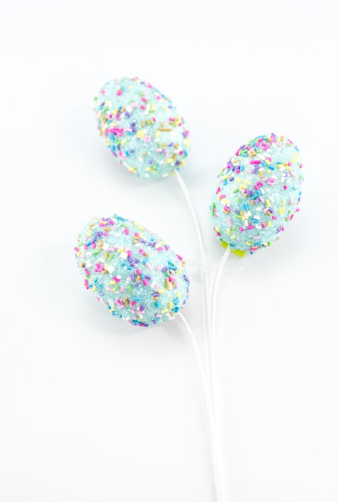 Baby Blue Sprinkle egg pick - Greenery MarketPicks62879BL