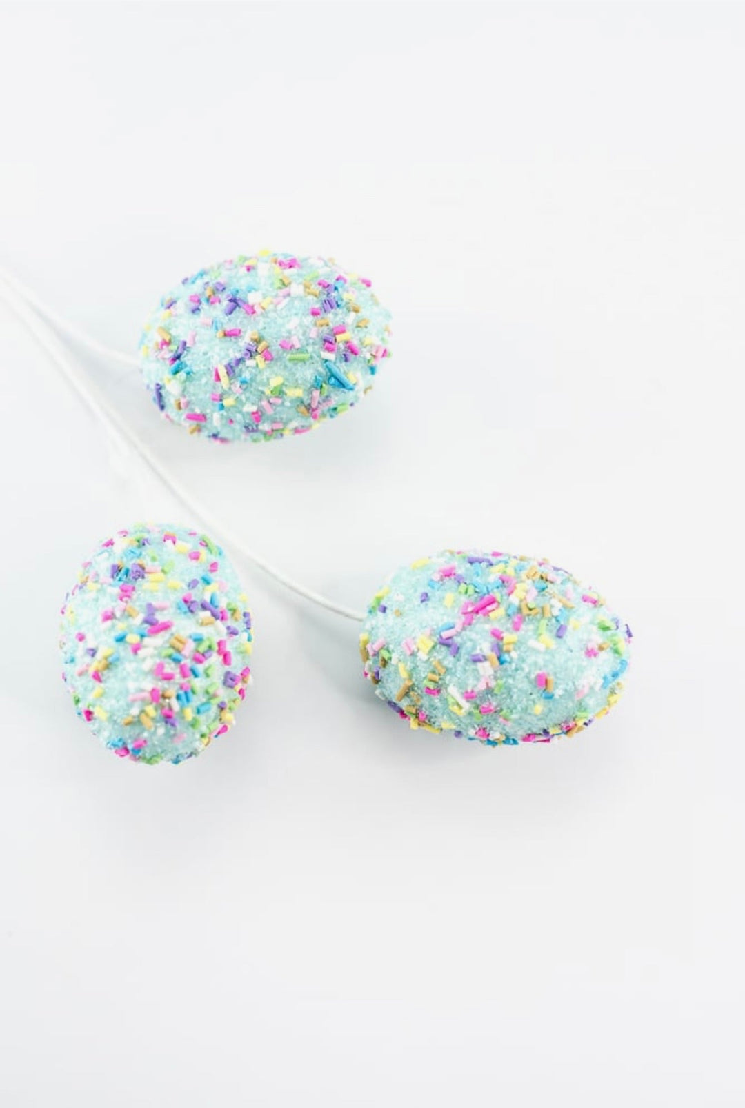 Baby Blue Sprinkle egg pick - Greenery MarketPicks62879BL