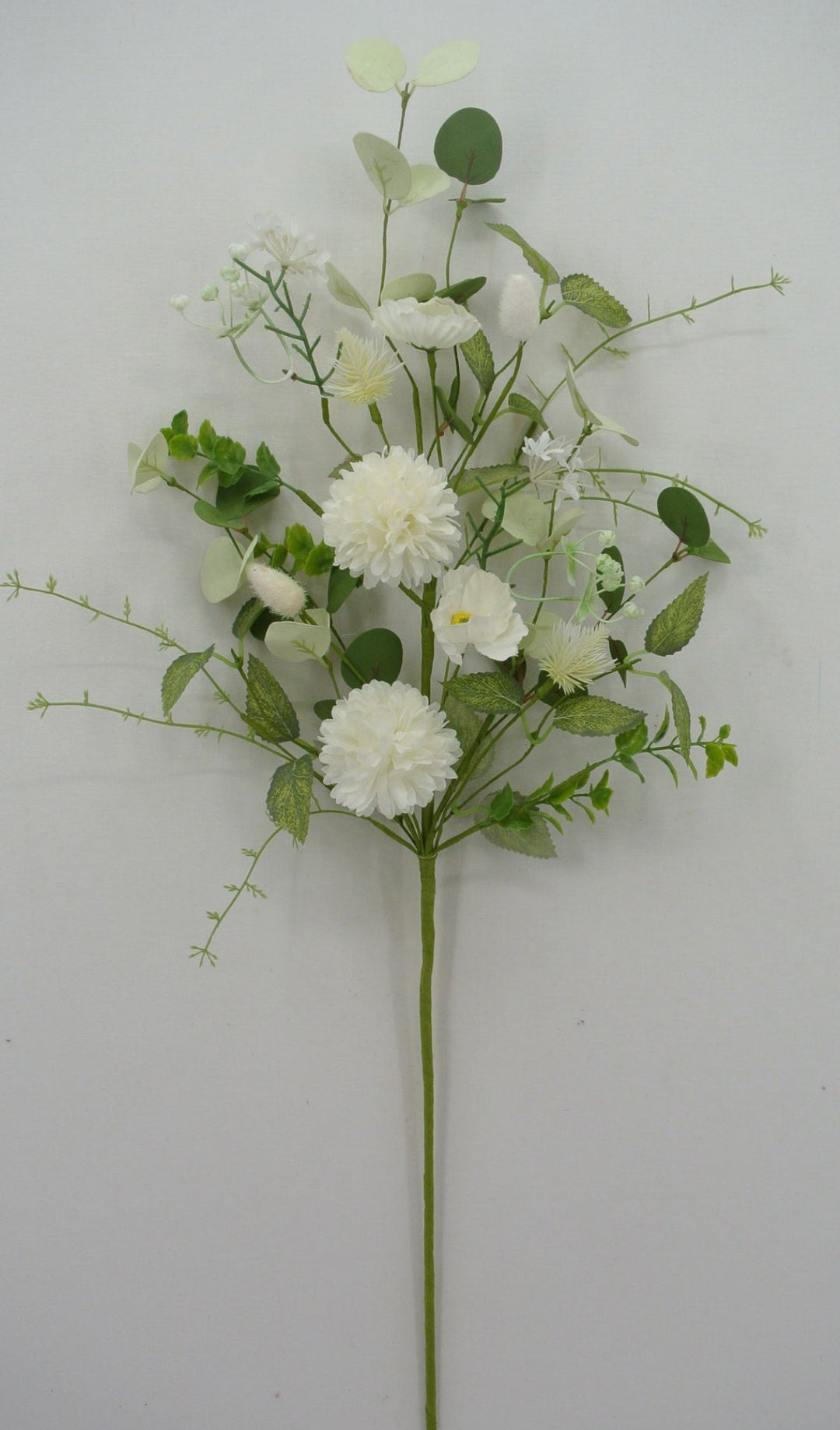 Ball Mum And Poppy Spray - Cream - Greenery Market64766 - CR