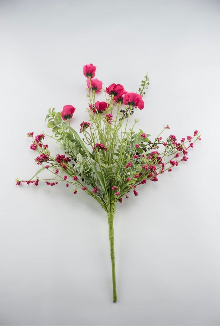 Beauty Pink poppy spray - Greenery Market63429BT