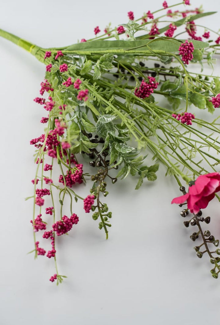 Beauty Pink poppy spray - Greenery Market63429BT