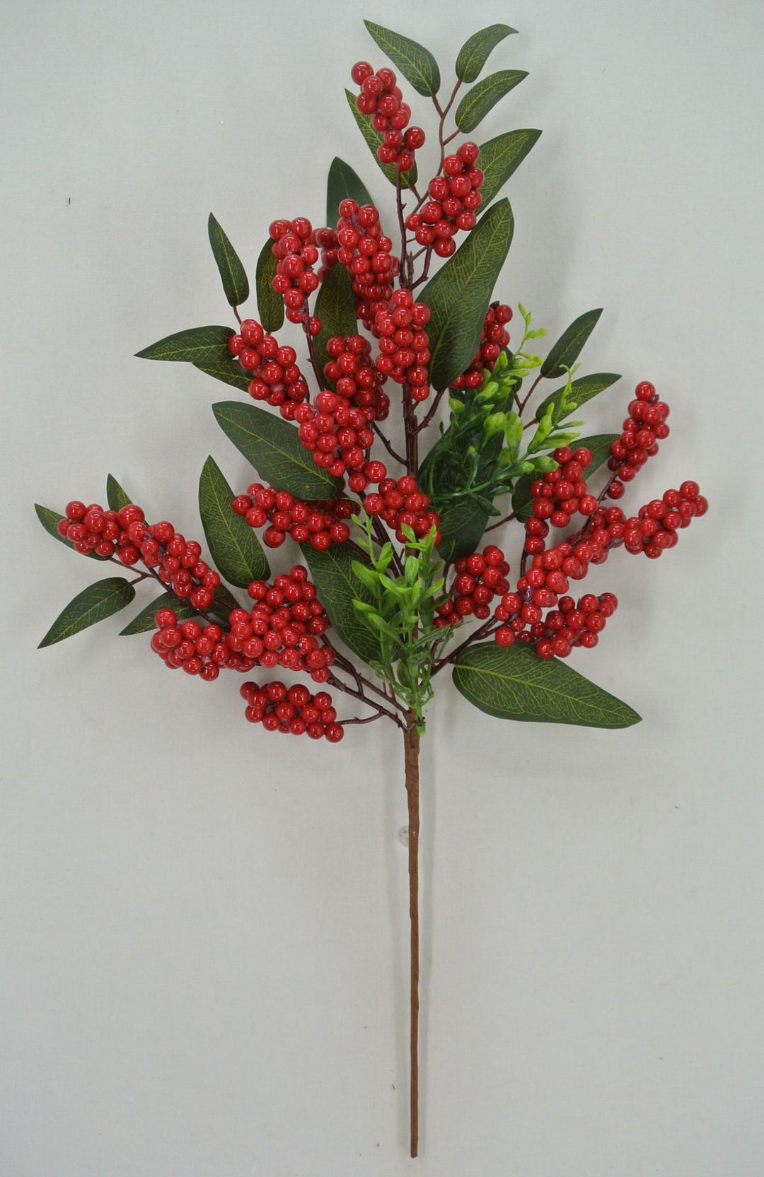 Berry & Mixed Leaves Spray - Greenery Market32069